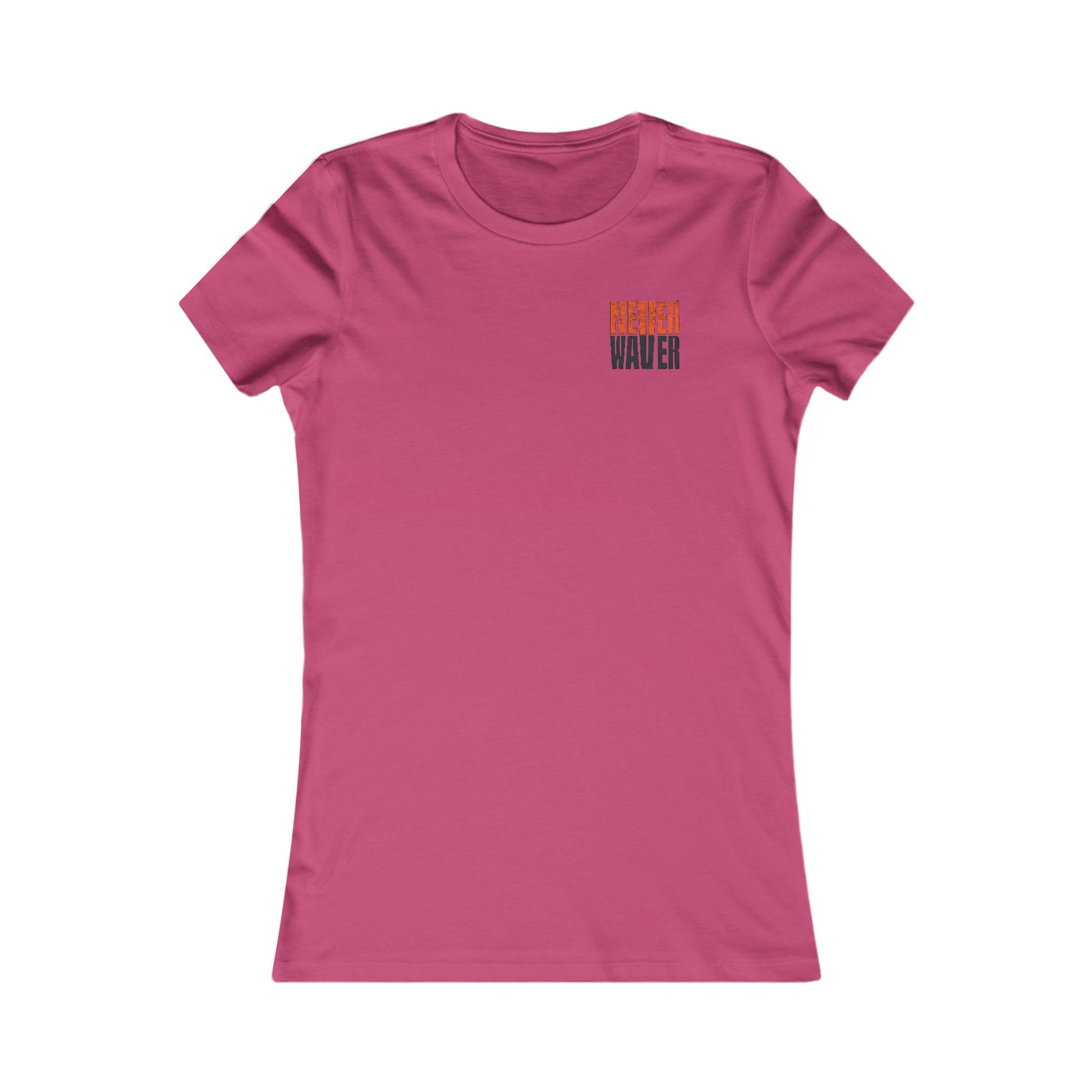 Cincinnati Fans Never Waver W-Leopard Football Women's Favorite Tee - Never Waver