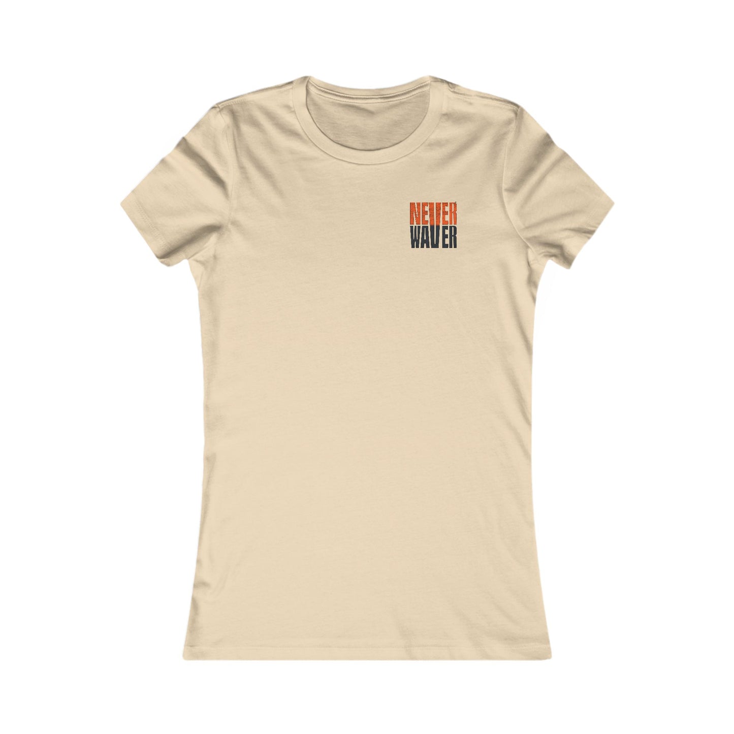 Cincinnati Fans Never Waver W-Leopard Football Women's Favorite Tee - Never Waver