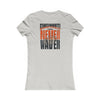 Cincinnati Fans Never Waver W-Leopard Football Women's Favorite Tee - Never Waver