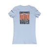 Cincinnati Fans Never Waver W-Leopard Football Women's Favorite Tee - Never Waver