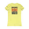 Cincinnati Fans Never Waver W-Leopard Football Women's Favorite Tee - Never Waver