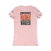 Cincinnati Fans Never Waver W-Leopard Football Women's Favorite Tee - Never Waver