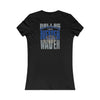 Dallas Fans Never Waver W-Leopard Football Women's Favorite Tee - Never Waver