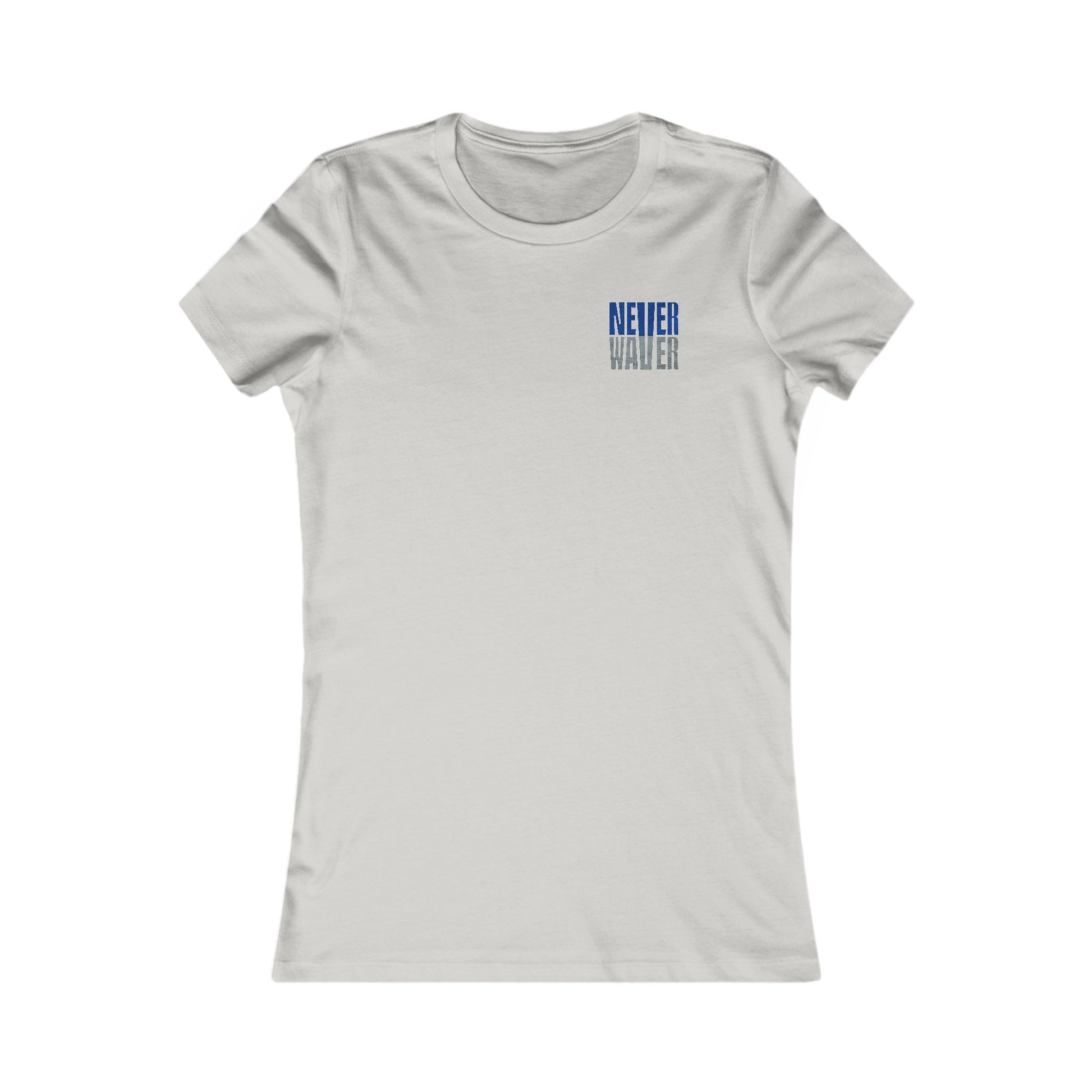 Dallas Fans Never Waver W-Leopard Football Women's Favorite Tee - Never Waver