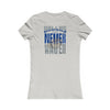 Dallas Fans Never Waver W-Leopard Football Women's Favorite Tee - Never Waver