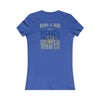 Dallas Fans Never Waver W-Leopard Football Women's Favorite Tee - Never Waver
