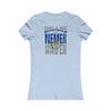 Dallas Fans Never Waver W-Leopard Football Women's Favorite Tee - Never Waver