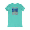 Dallas Fans Never Waver W-Leopard Football Women's Favorite Tee - Never Waver