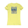 Dallas Fans Never Waver W-Leopard Football Women's Favorite Tee - Never Waver