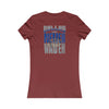 Dallas Fans Never Waver W-Leopard Football Women's Favorite Tee - Never Waver