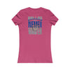 Dallas Fans Never Waver W-Leopard Football Women's Favorite Tee - Never Waver
