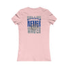 Dallas Fans Never Waver W-Leopard Football Women's Favorite Tee - Never Waver