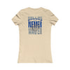 Dallas Fans Never Waver W-Leopard Football Women's Favorite Tee - Never Waver