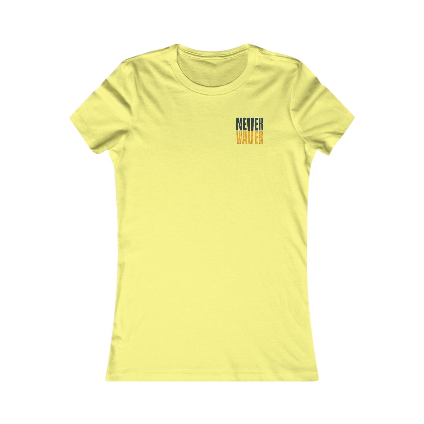 Green Bay Fans Never Waver With Leopard Football Women's Favorite Tee - Never Waver