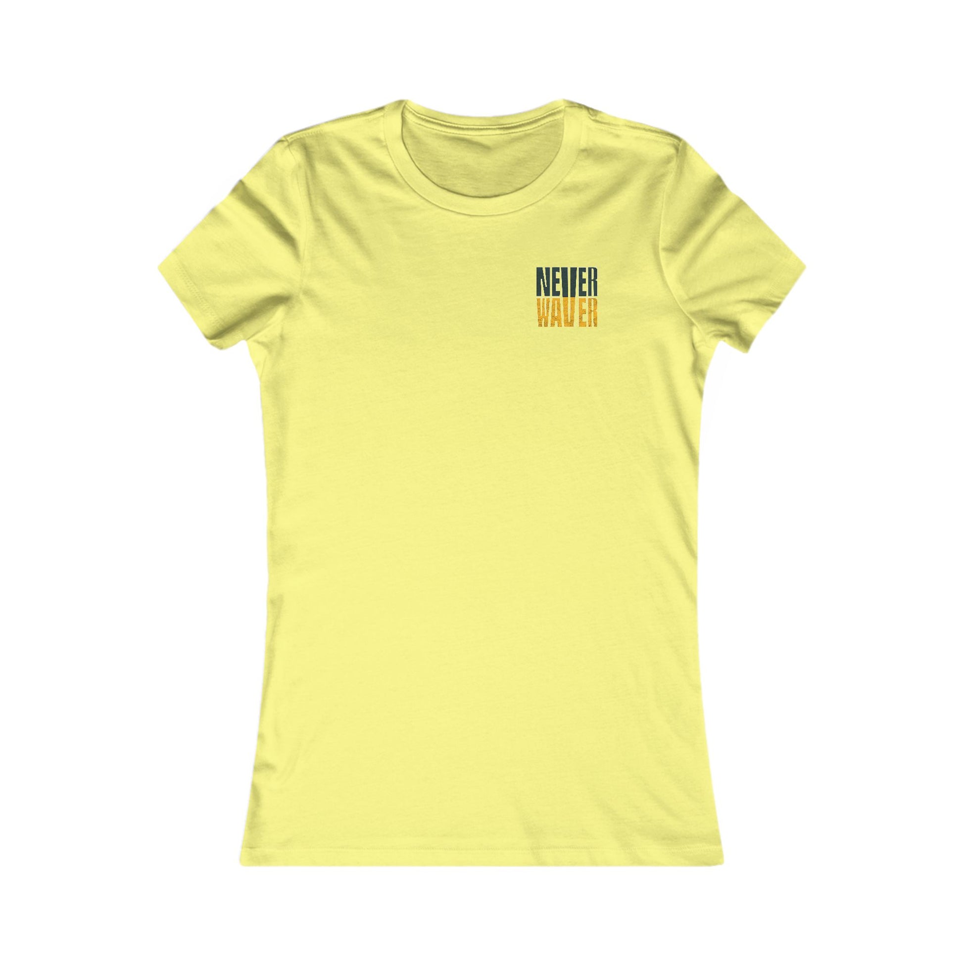 Green Bay Fans Never Waver With Leopard Football Women's Favorite Tee - Never Waver