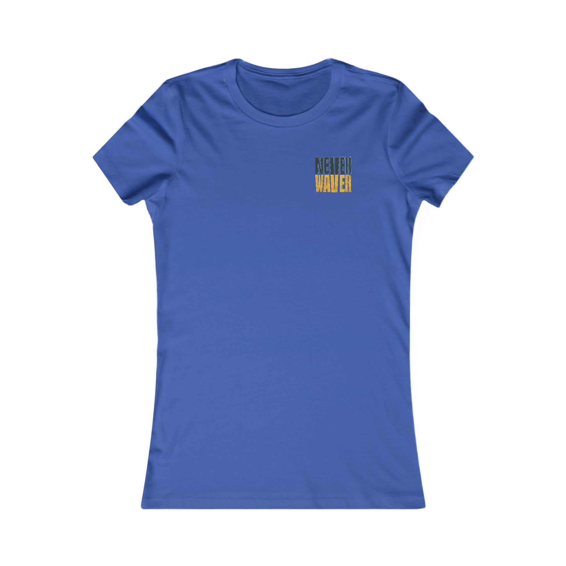 Green Bay Fans Never Waver With Leopard Football Women's Favorite Tee - Never Waver