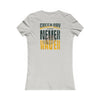 Green Bay Fans Never Waver With Leopard Football Women's Favorite Tee - Never Waver