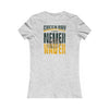 Green Bay Fans Never Waver With Leopard Football Women's Favorite Tee - Never Waver