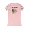 Green Bay Fans Never Waver With Leopard Football Women's Favorite Tee - Never Waver