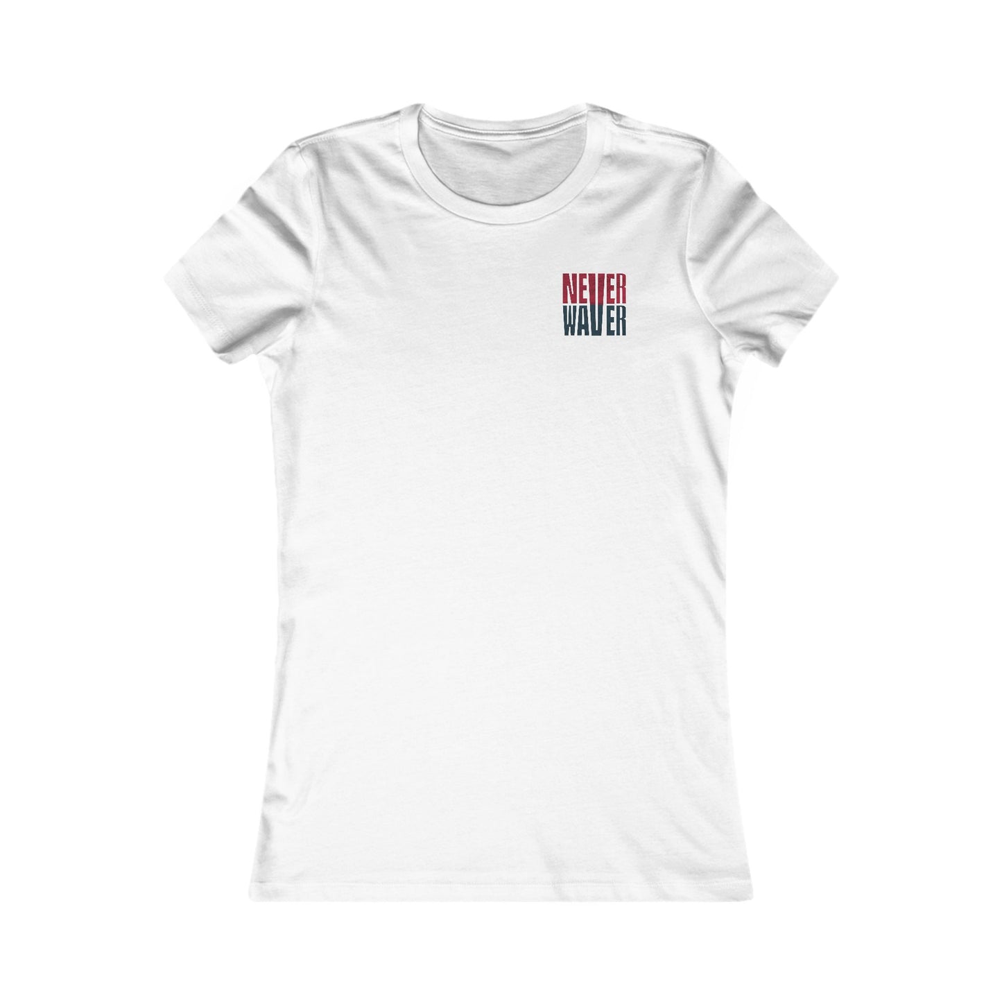 Houston Fans Never Waver W-Leopard Football Women's Favorite Tee - Never Waver