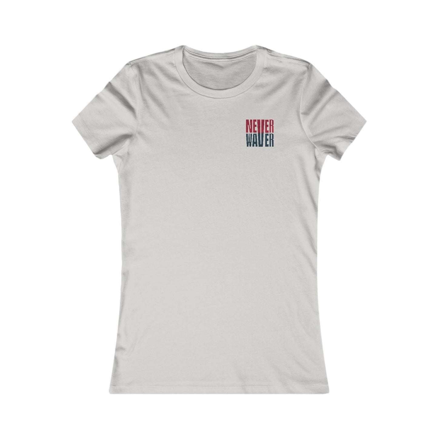 Houston Fans Never Waver W-Leopard Football Women's Favorite Tee - Never Waver