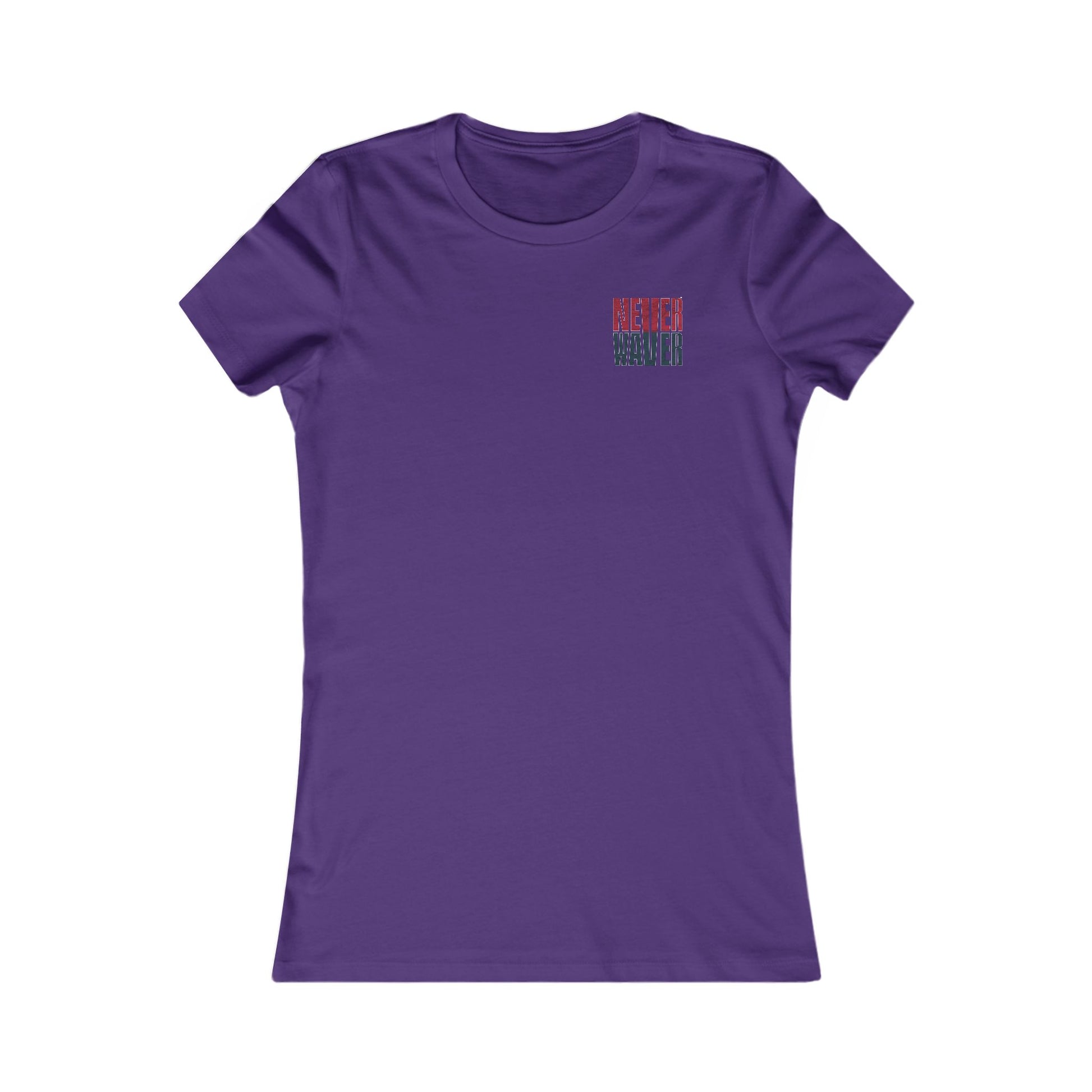Houston Fans Never Waver W-Leopard Football Women's Favorite Tee - Never Waver