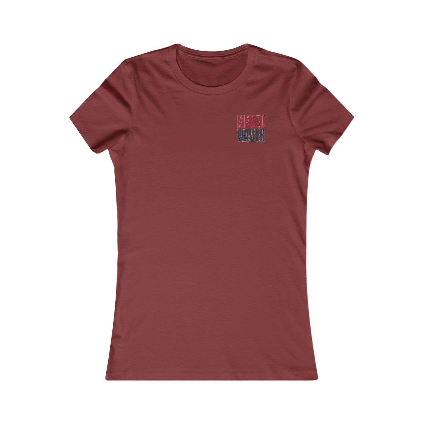 Houston Fans Never Waver W-Leopard Football Women's Favorite Tee - Never Waver