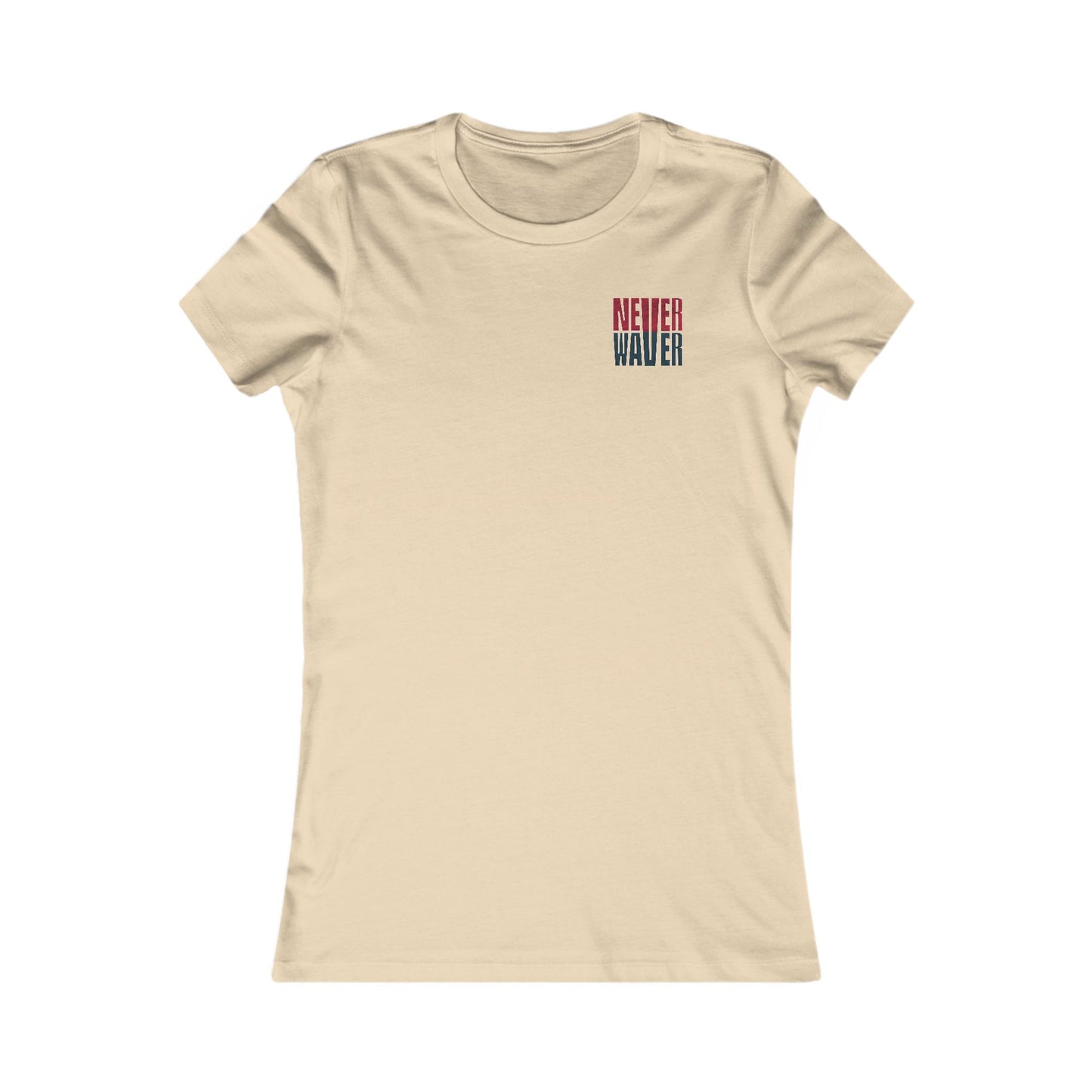Houston Fans Never Waver W-Leopard Football Women's Favorite Tee - Never Waver