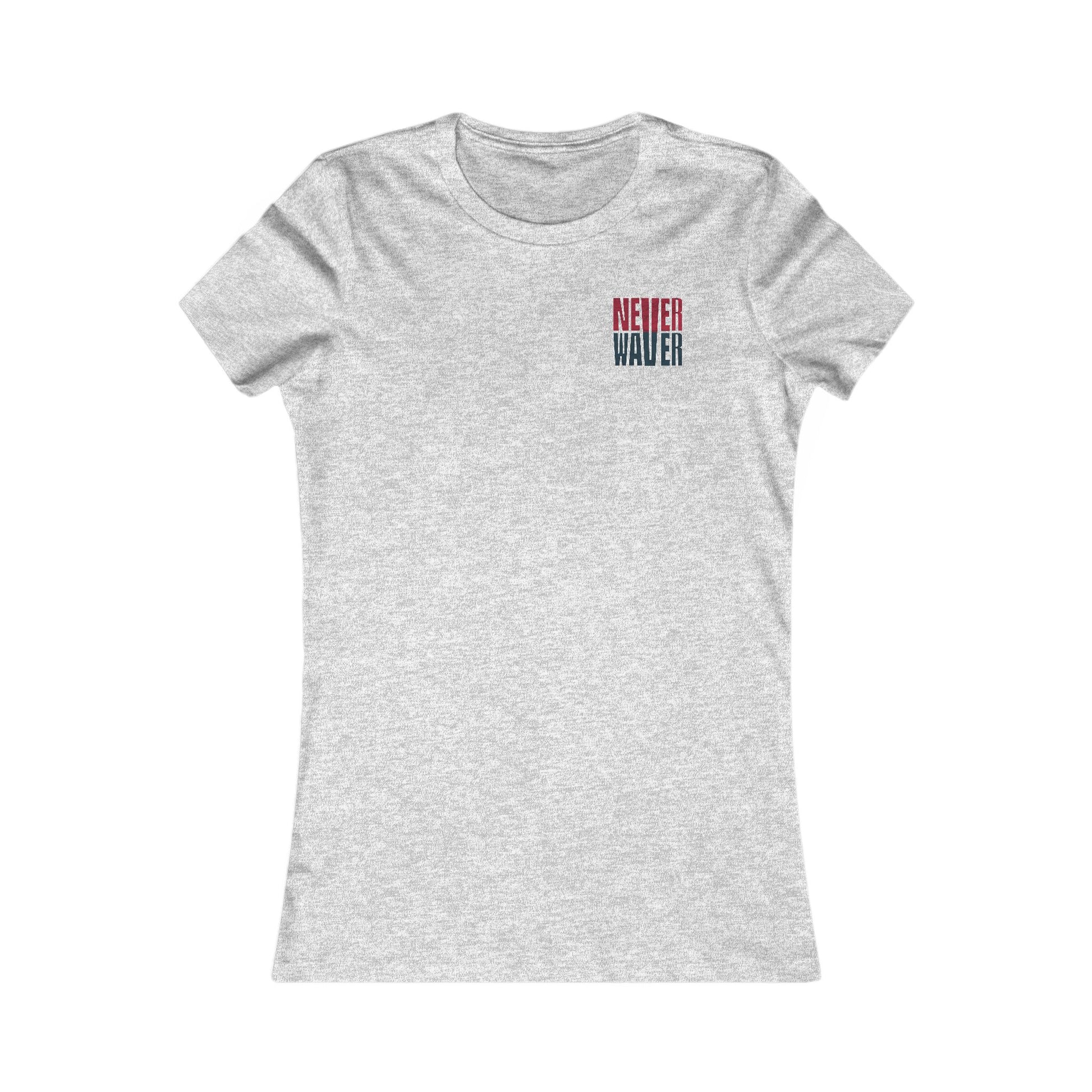 Houston Fans Never Waver W-Leopard Football Women's Favorite Tee - Never Waver