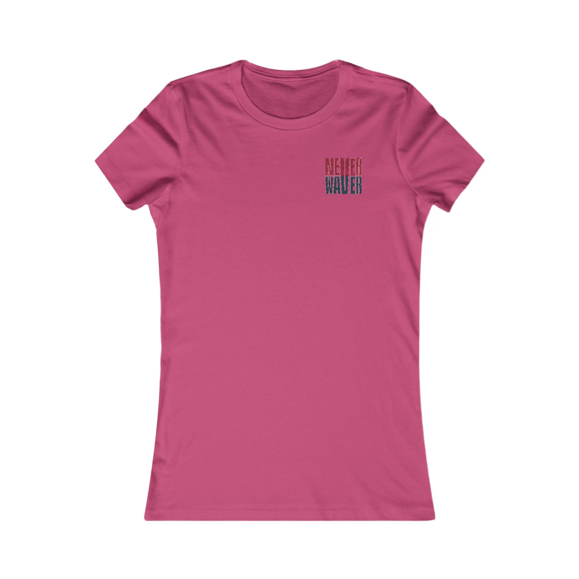 Houston Fans Never Waver W-Leopard Football Women's Favorite Tee - Never Waver