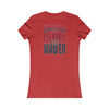 Houston Fans Never Waver W-Leopard Football Women's Favorite Tee - Never Waver