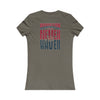 Houston Fans Never Waver W-Leopard Football Women's Favorite Tee - Never Waver