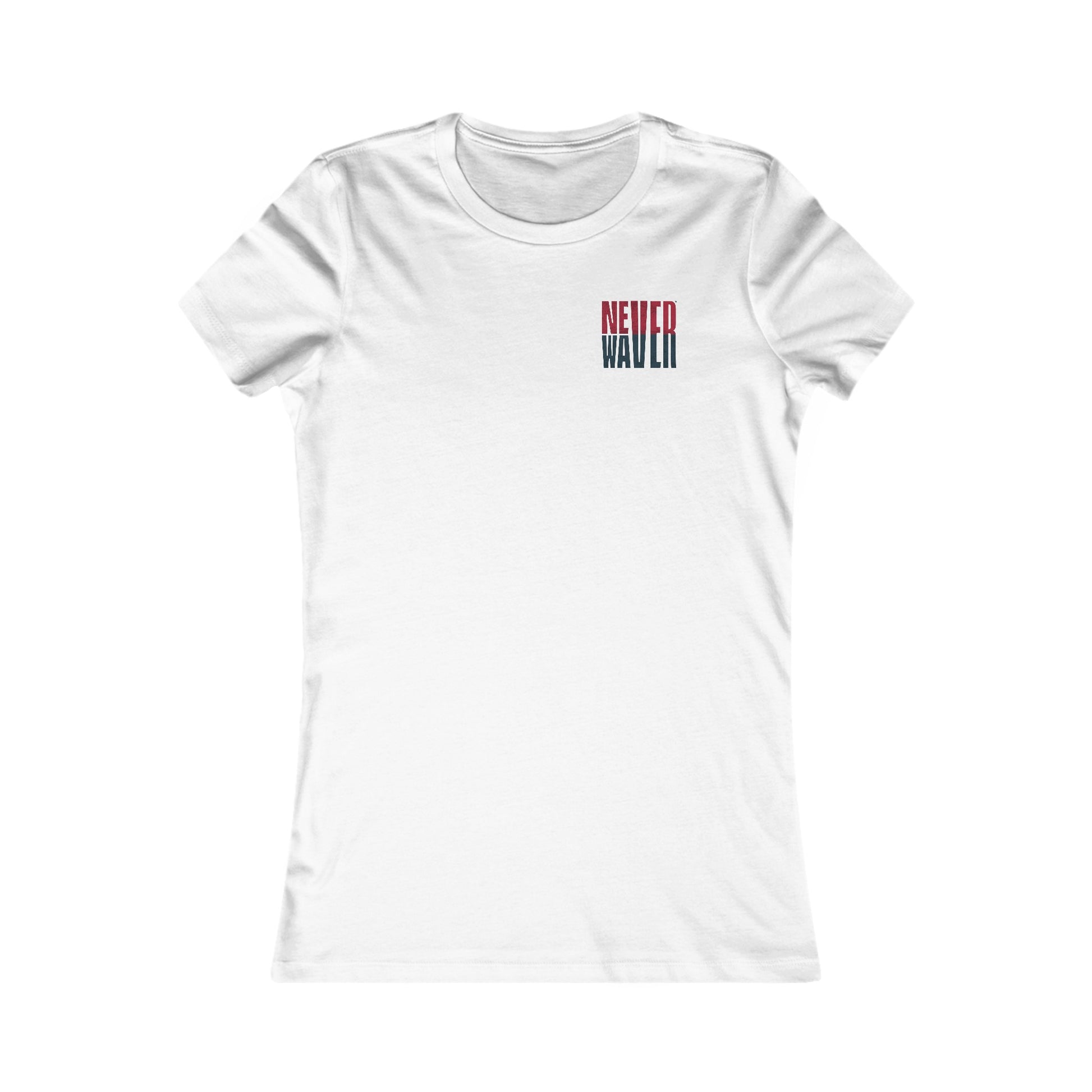 Huston Fans Never Waver W-Leopard Football Women's Favorite Tee - Never Waver