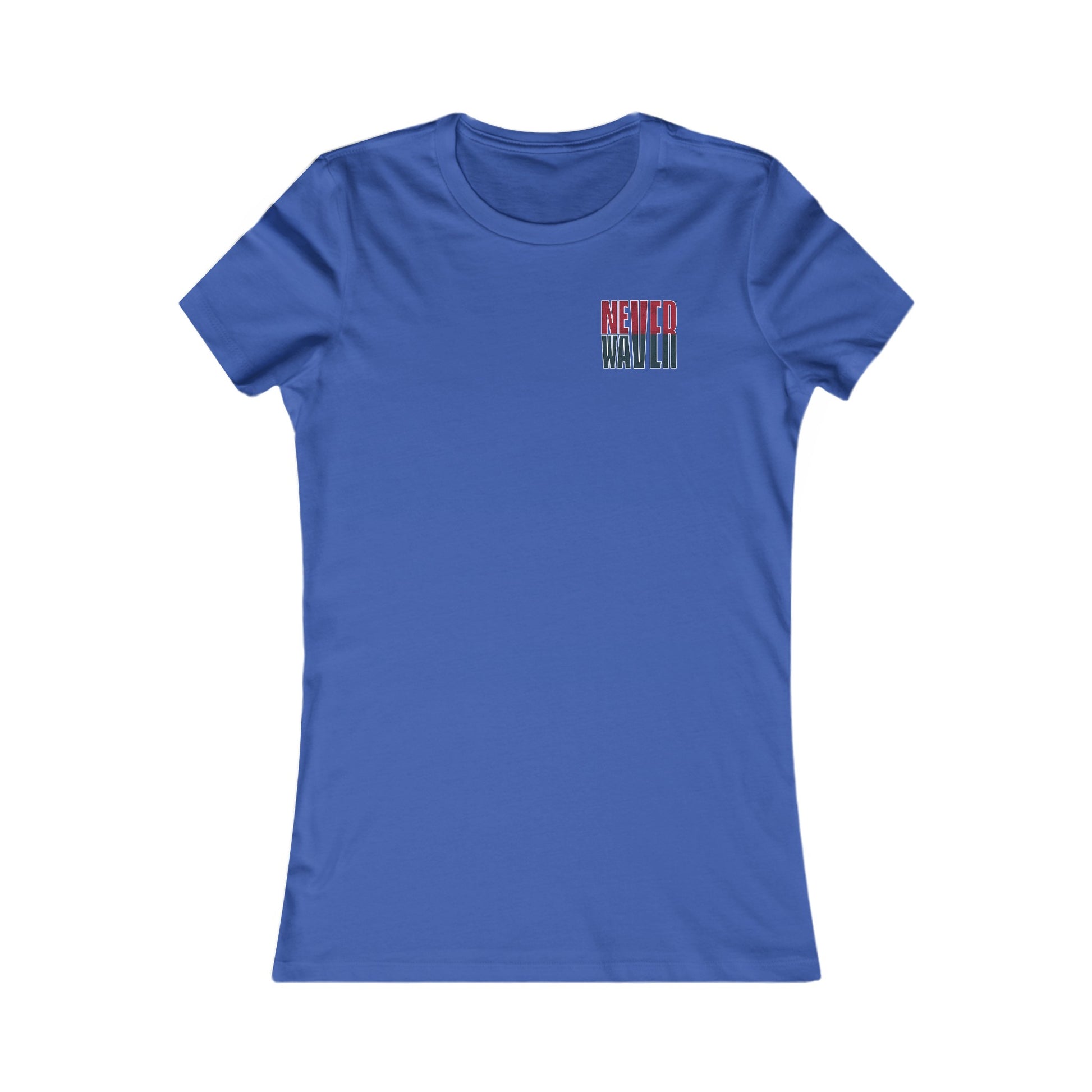 Huston Fans Never Waver W-Leopard Football Women's Favorite Tee - Never Waver