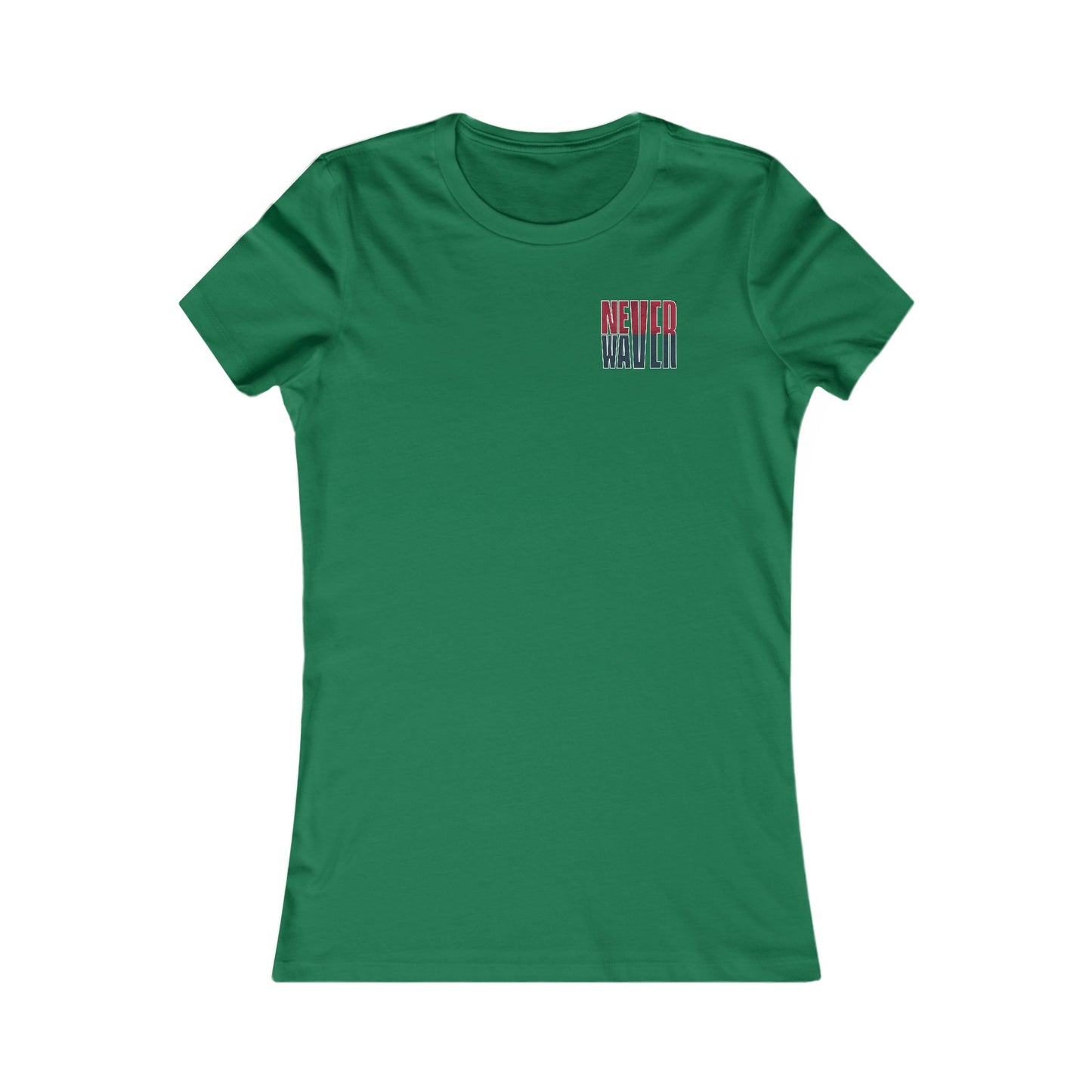Huston Fans Never Waver W-Leopard Football Women's Favorite Tee - Never Waver