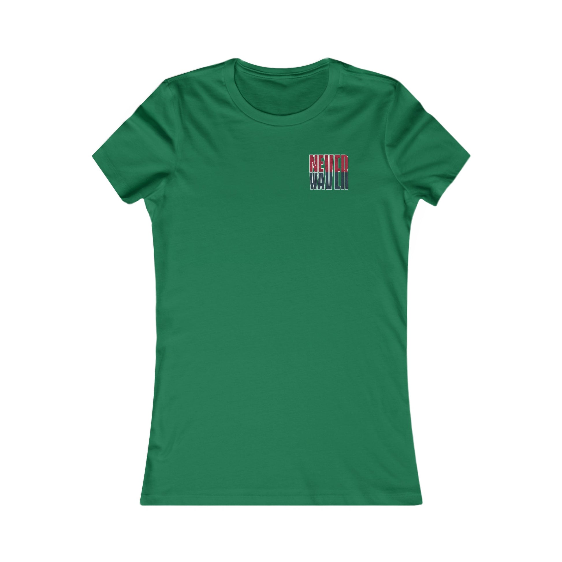 Huston Fans Never Waver W-Leopard Football Women's Favorite Tee - Never Waver