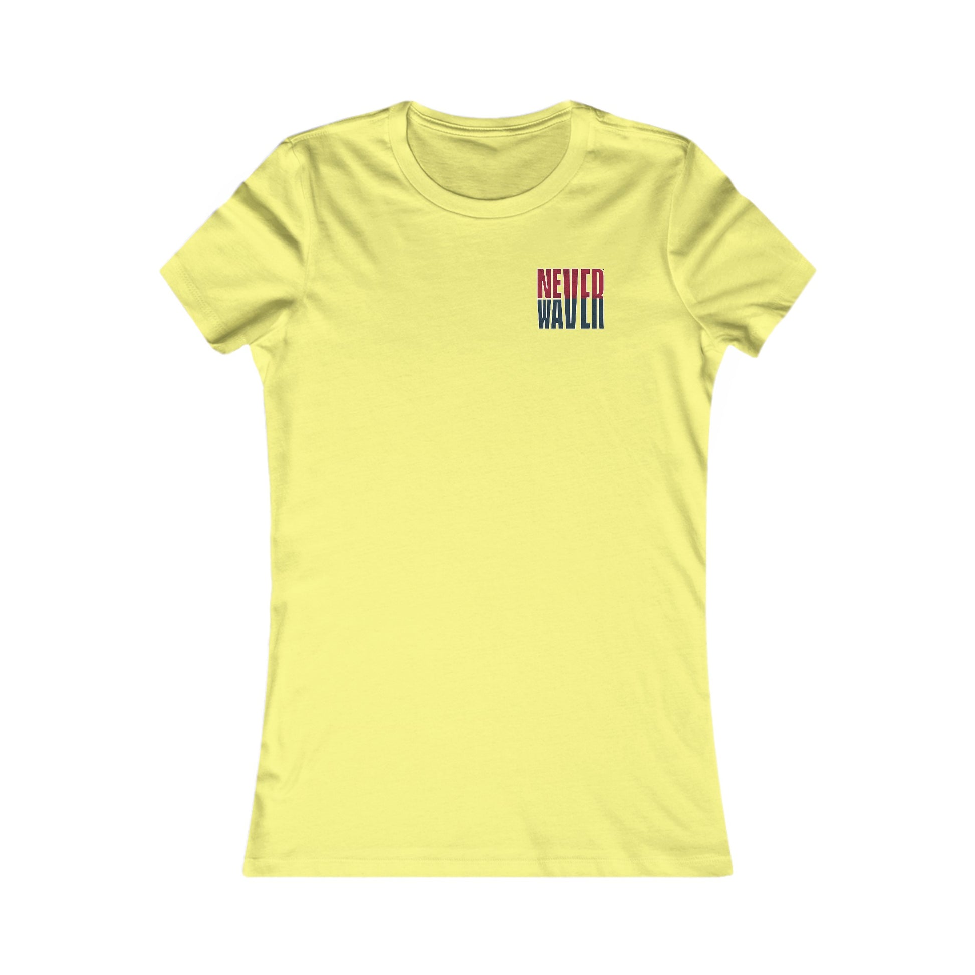 Huston Fans Never Waver W-Leopard Football Women's Favorite Tee - Never Waver