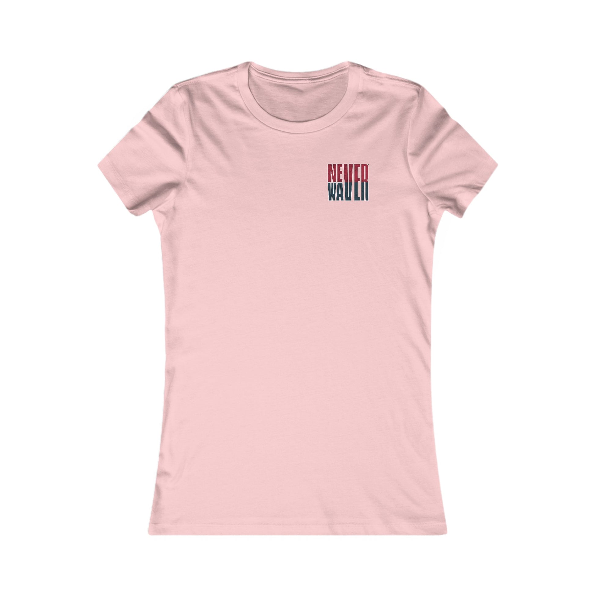 Huston Fans Never Waver W-Leopard Football Women's Favorite Tee - Never Waver