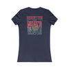 Huston Fans Never Waver W-Leopard Football Women's Favorite Tee - Never Waver