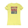 Huston Fans Never Waver W-Leopard Football Women's Favorite Tee - Never Waver