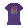 Huston Fans Never Waver W-Leopard Football Women's Favorite Tee - Never Waver