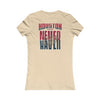 Huston Fans Never Waver W-Leopard Football Women's Favorite Tee - Never Waver