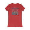 Huston Fans Never Waver W-Leopard Football Women's Favorite Tee - Never Waver