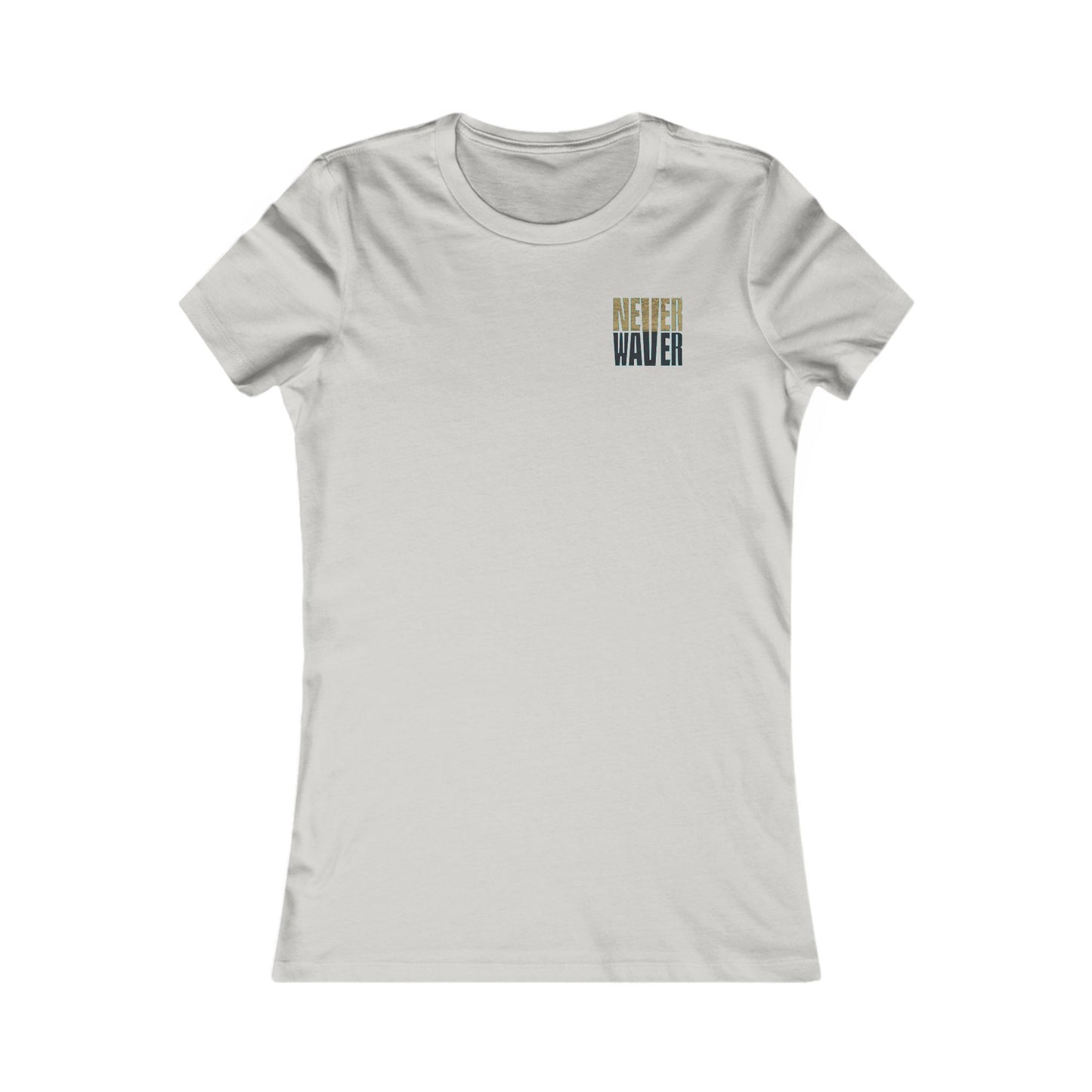 Jacksonville Fans Never Waver W-Leopard Football Women's Favorite Tee - Never Waver