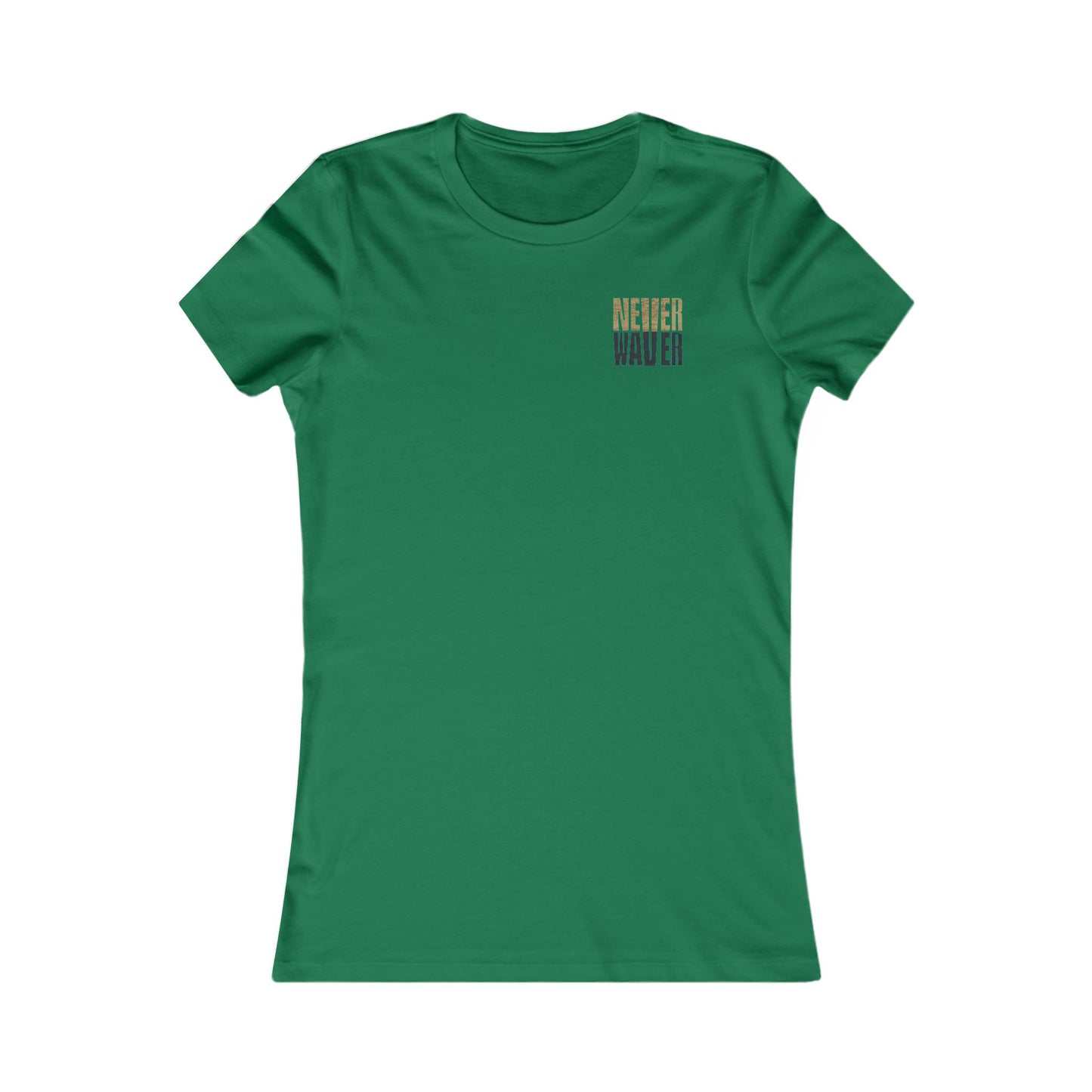 Jacksonville Fans Never Waver W-Leopard Football Women's Favorite Tee - Never Waver