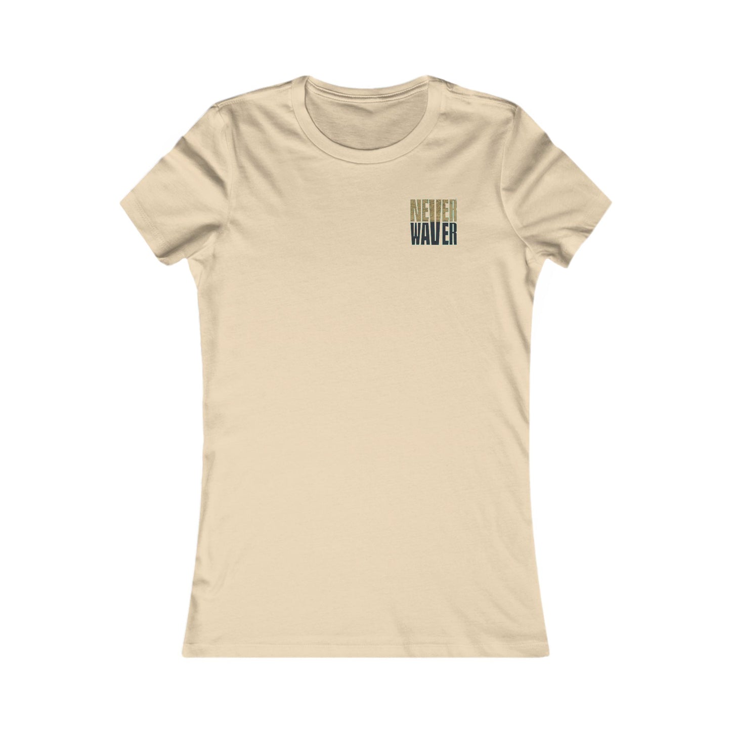 Jacksonville Fans Never Waver W-Leopard Football Women's Favorite Tee - Never Waver