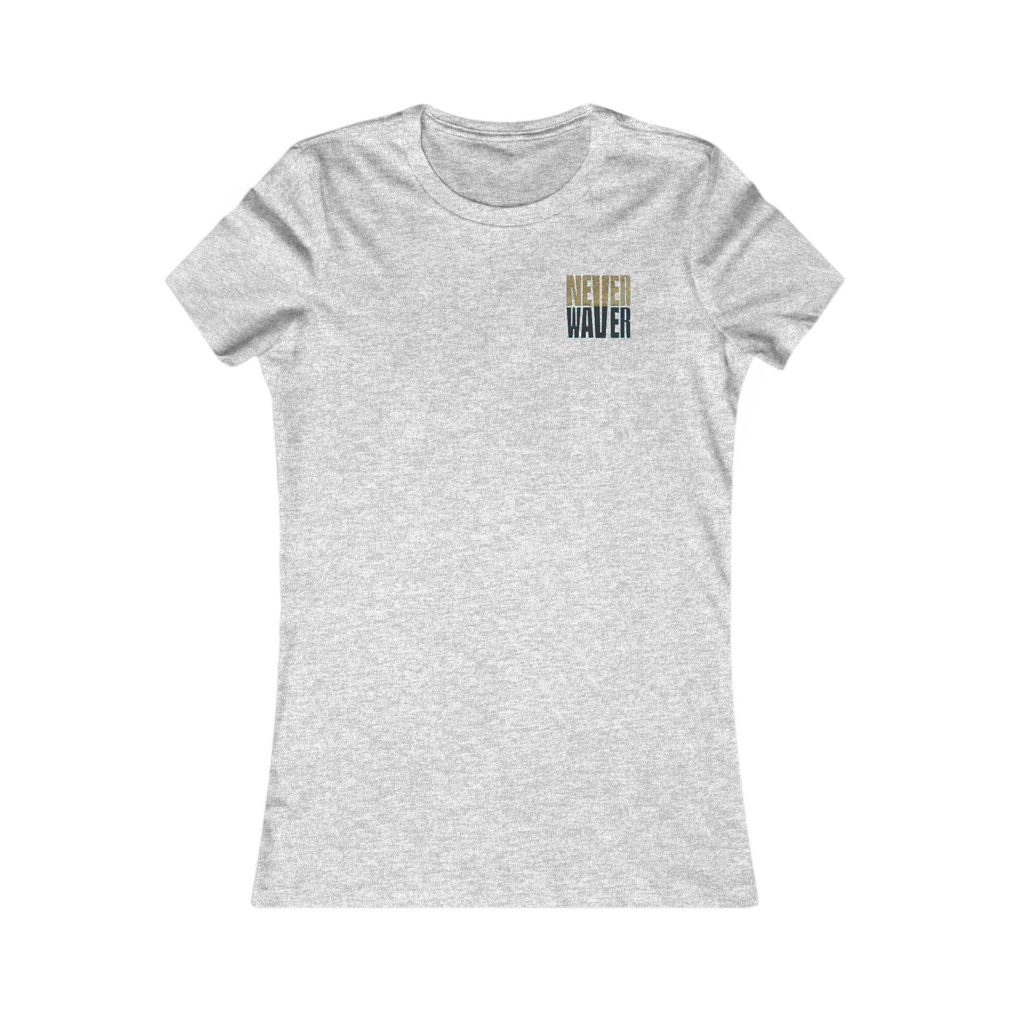 Jacksonville Fans Never Waver W-Leopard Football Women's Favorite Tee - Never Waver
