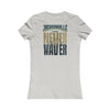 Jacksonville Fans Never Waver W-Leopard Football Women's Favorite Tee - Never Waver