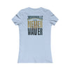 Jacksonville Fans Never Waver W-Leopard Football Women's Favorite Tee - Never Waver