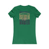 Jacksonville Fans Never Waver W-Leopard Football Women's Favorite Tee - Never Waver